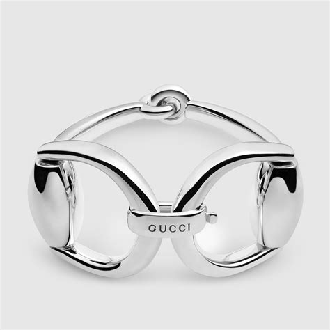 gucci horsebit bracelet silver|gucci interlocking bracelet.